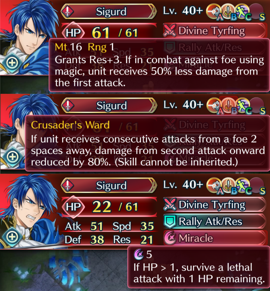 Sigurd with annoying SKills